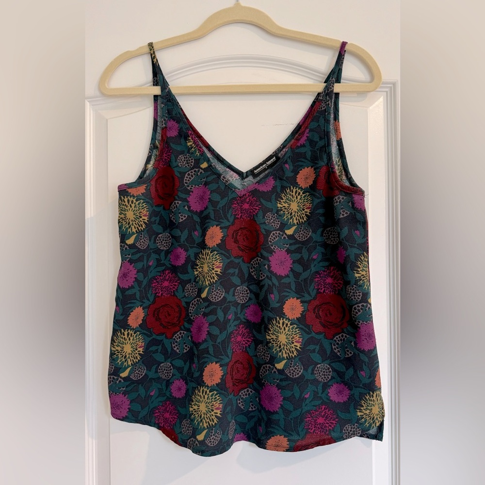 American Apparel Floral Print Top